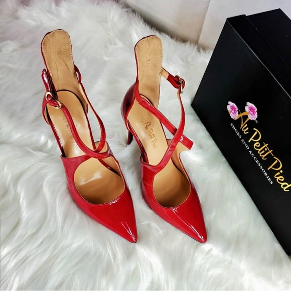 Red crossed strap - Picture 3 of 4